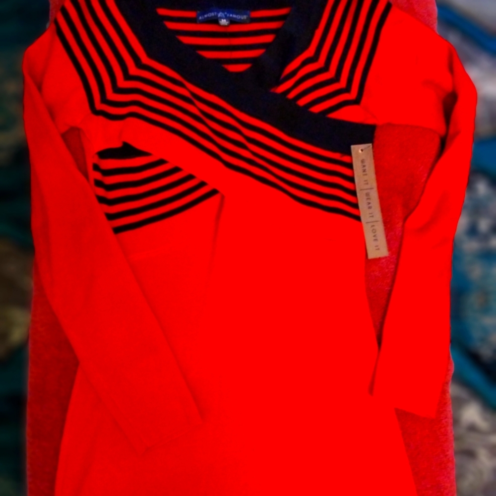 A red casual fitted dress for any occasion.